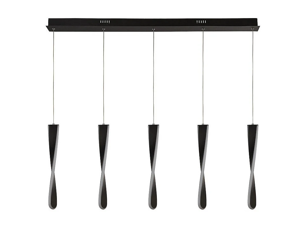 Searchlight PADDLE Led 5 Light Bar Takhnge - Svart