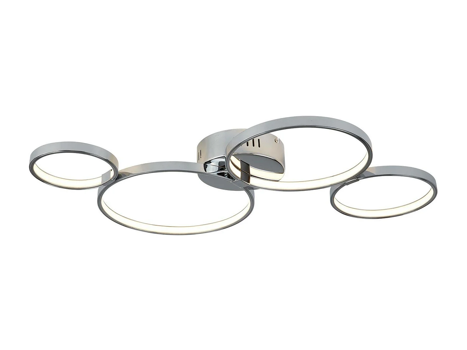 Searchlight Solexa Integrerad LED-spoltaklampa krom