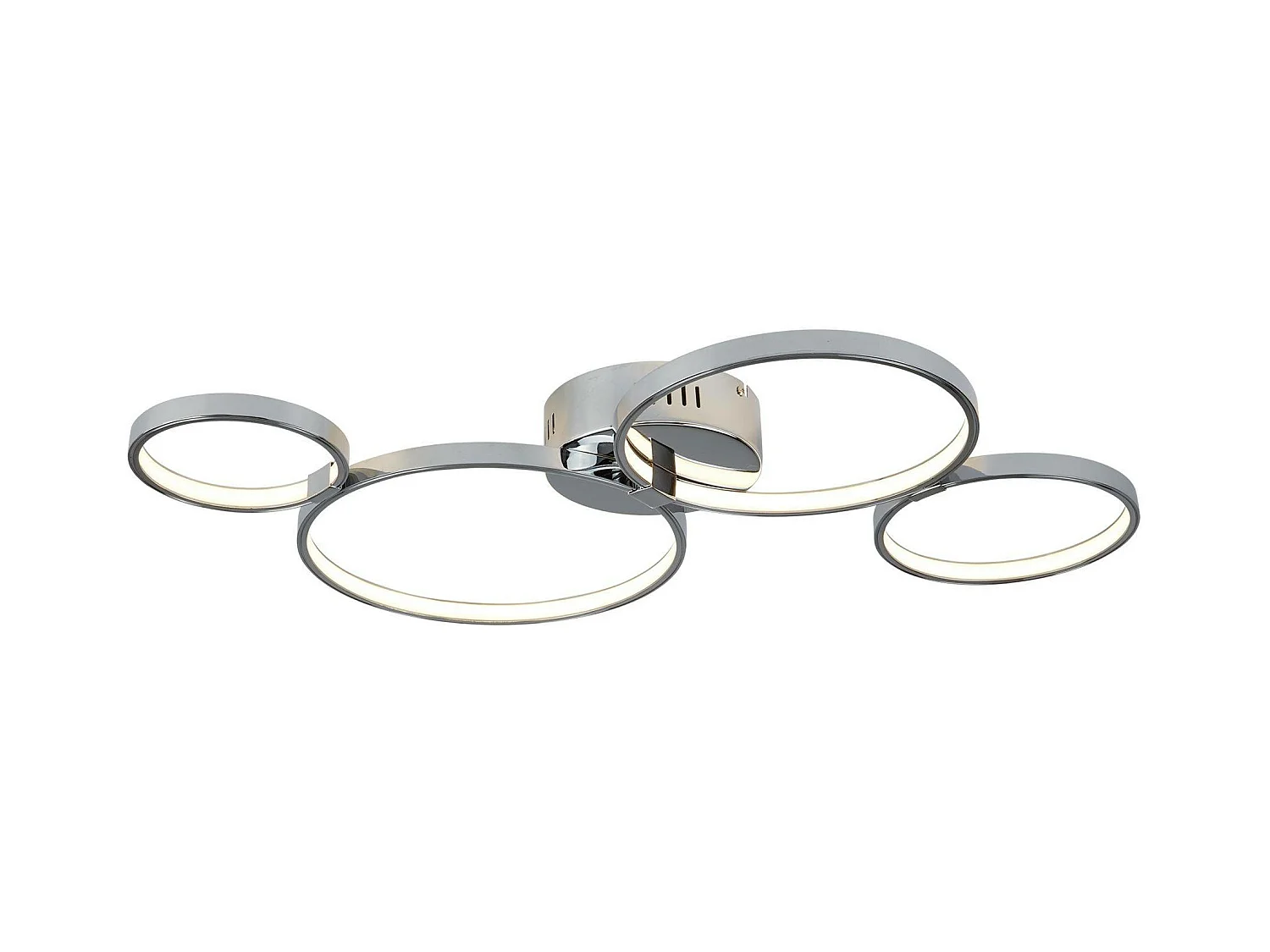 Searchlight Solexa - Plafoniera LED integrata da incasso cromata