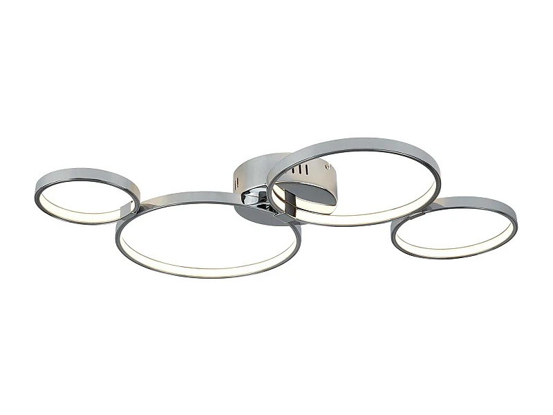 Searchlight Solexa Integrerad LED-spoltaklampa krom