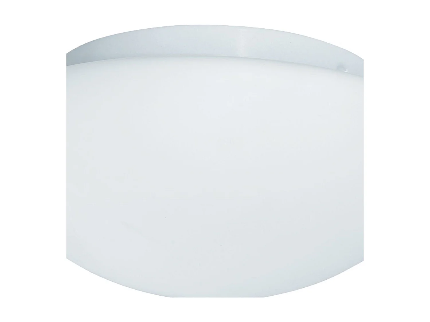 Searchlight 3 ljus badrumsspoltaklampa rund vit med opalglas IP44, E27