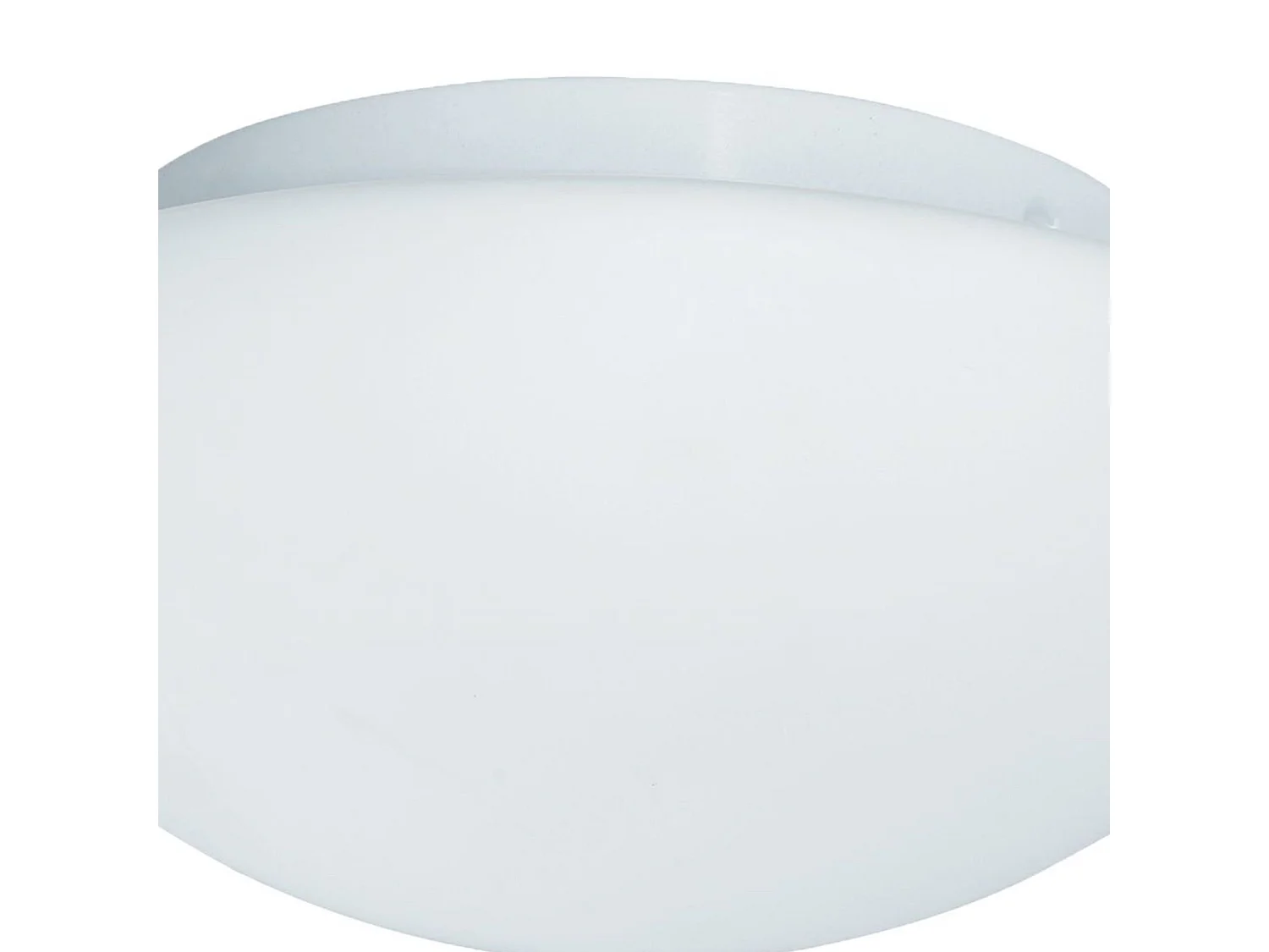 Searchlight Bathroom Flush - Plafoniera da bagno a filo 3 luci rotonda bianca con vetro opalino IP44, attacco E27