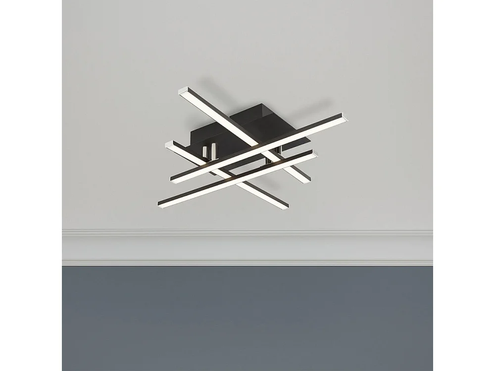 Searchlight MATRIX - Incasso Led Integrato 4 Luci Nero