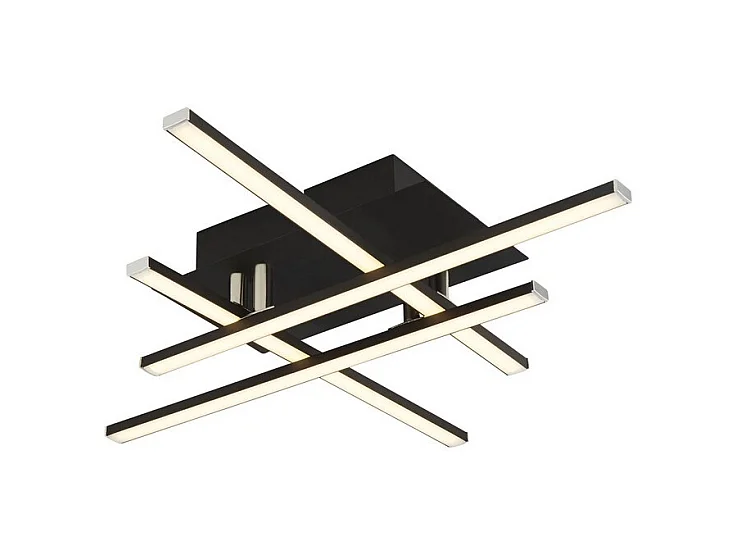 Searchlicht MATRIX - Integrierte LED-Unterputzarmatur 4 Hellschwarz