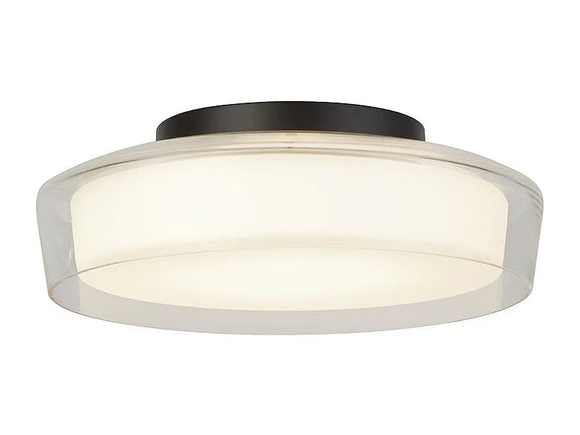 Searchlight Puck1 ljus badrumstaklampa, mattsvart 3000K IP44