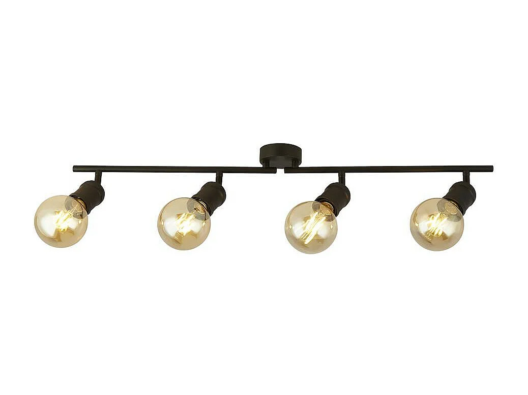 Searchlicht Dance Spirit 4 licht Bar Deckenleuchte, Sandschwarz