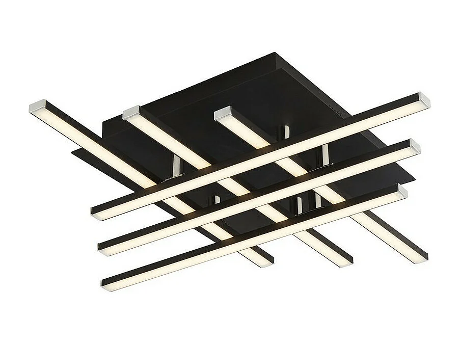 Searchlight MATRIX Integrerad Led Flush Fitting 6 Ljussvart