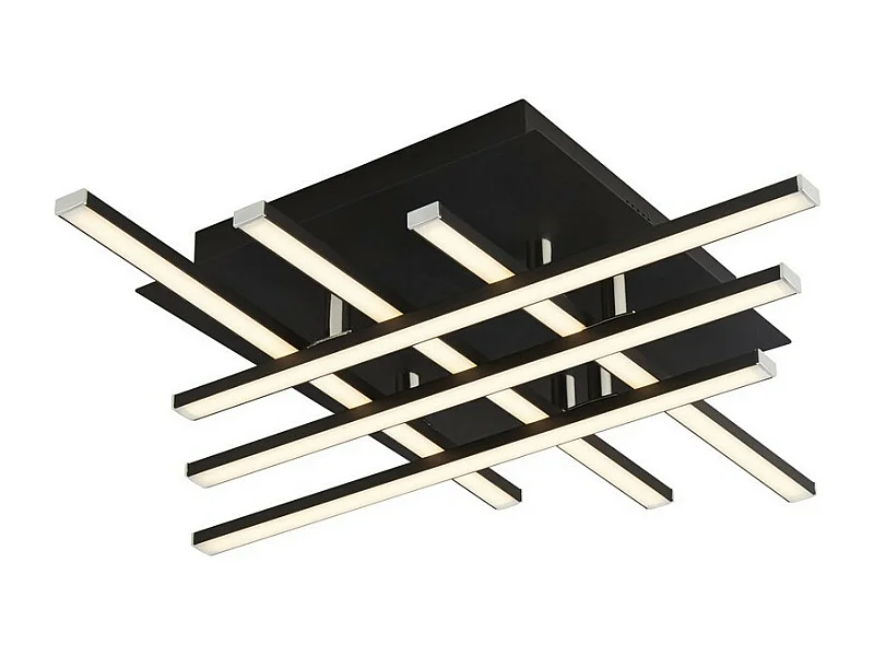 Searchlight MATRIX Integrerad Led Flush Fitting 6 Ljussvart