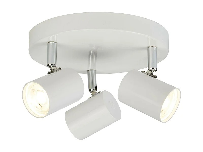 Searchlight Rollo Projecteur LED intégré à 3 lumières blanc