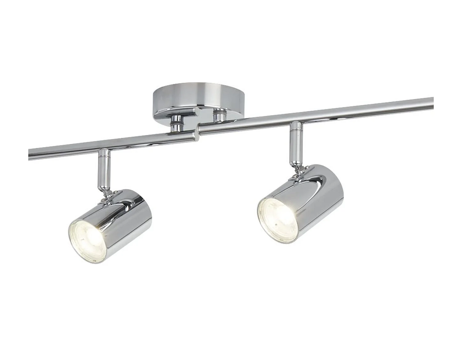 Searchlicht Rollo - Integrierte LED 4 licht Strahler Bar Chrom