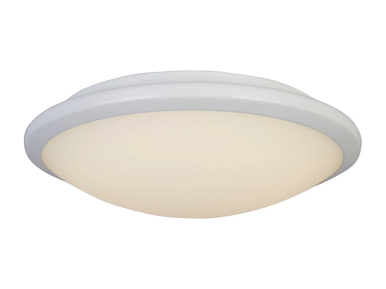 Searchlight Knutsford Blanco empotrado, vidrio esmerilado