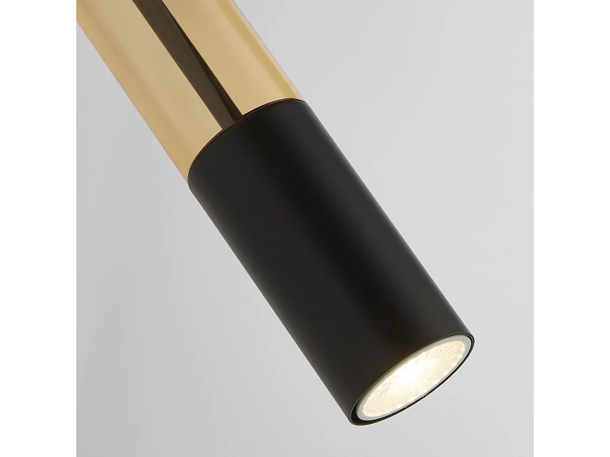 Searchlight Merrygold Applique murale noire, acrylique ambre