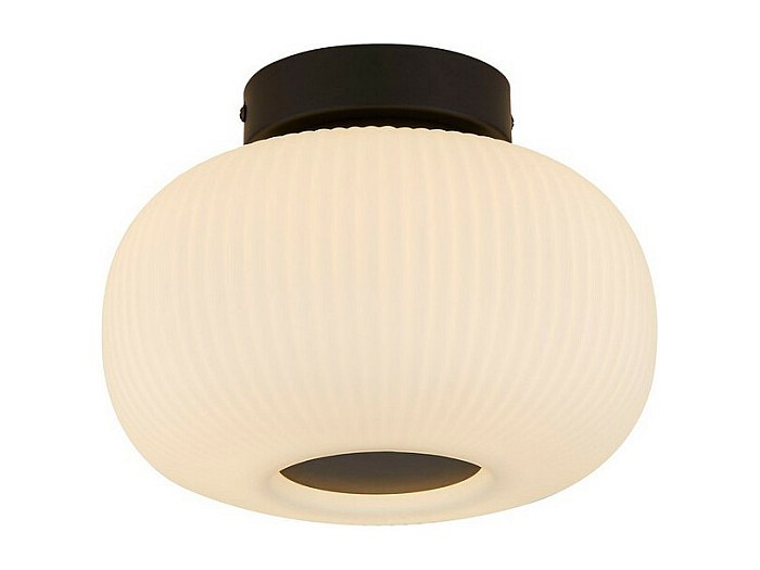Daum Nancy - Lampe champignon Art Déco en verre givré et gravé - XXe