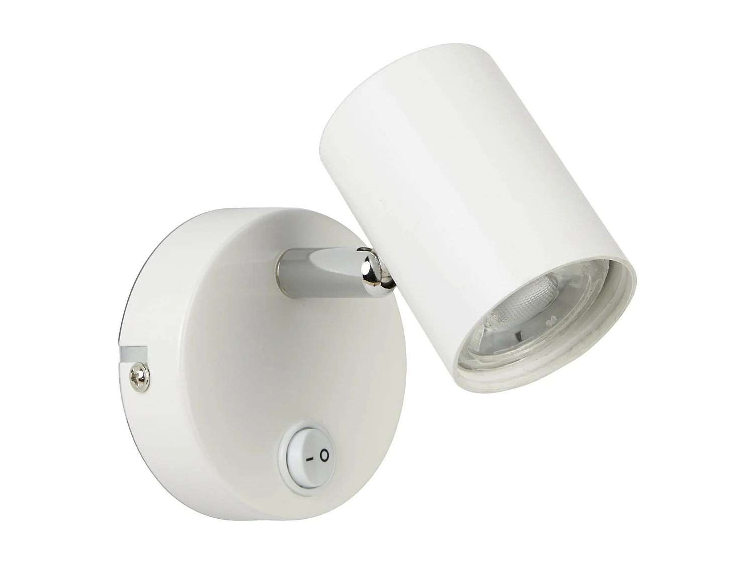 Searchlight Rollo Integrerad LED 1 ljus Vgglampa inomhus Vit