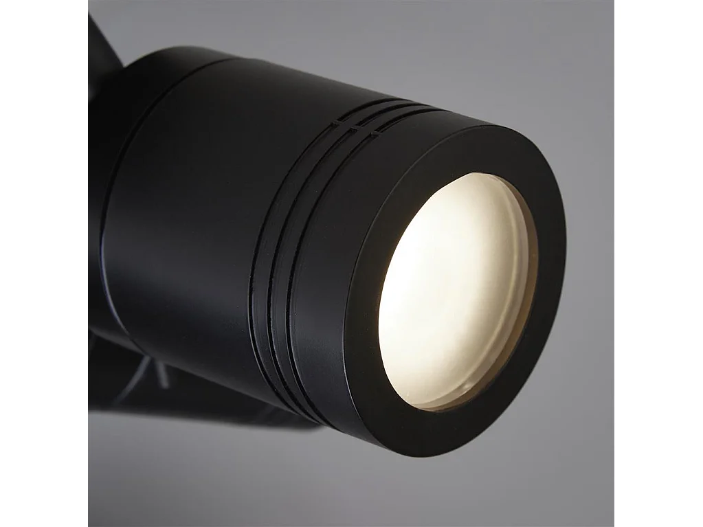 Searchlight Samson3 Ljus IP44 Badrumsspotplatta, Mattsvart IP44