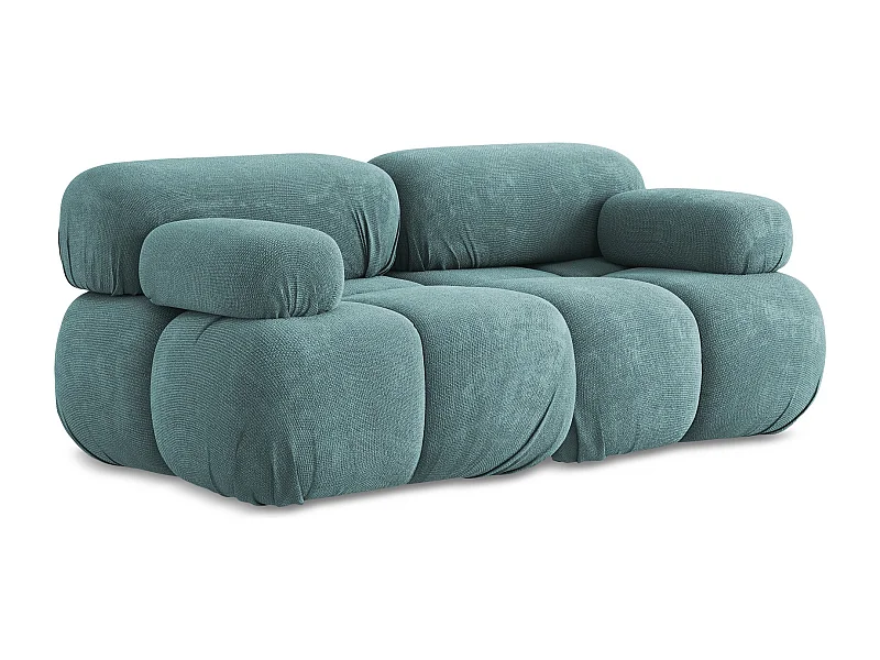 2-Sitzer Sofa - - Chenille - Jeans - LOKUA