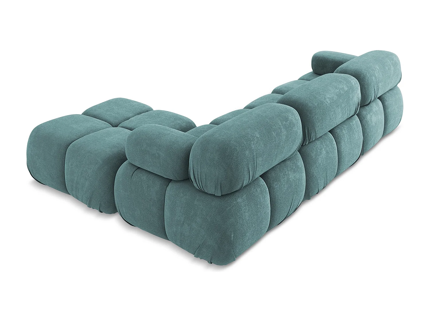 Modulares Ecksofa Beidseitig - Reversibel - Chenille - Jeans - LOKUA