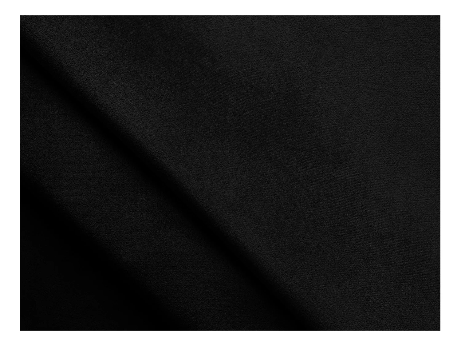 Canapé d'angle modulaire gauche en Samt - noir - LOKUA