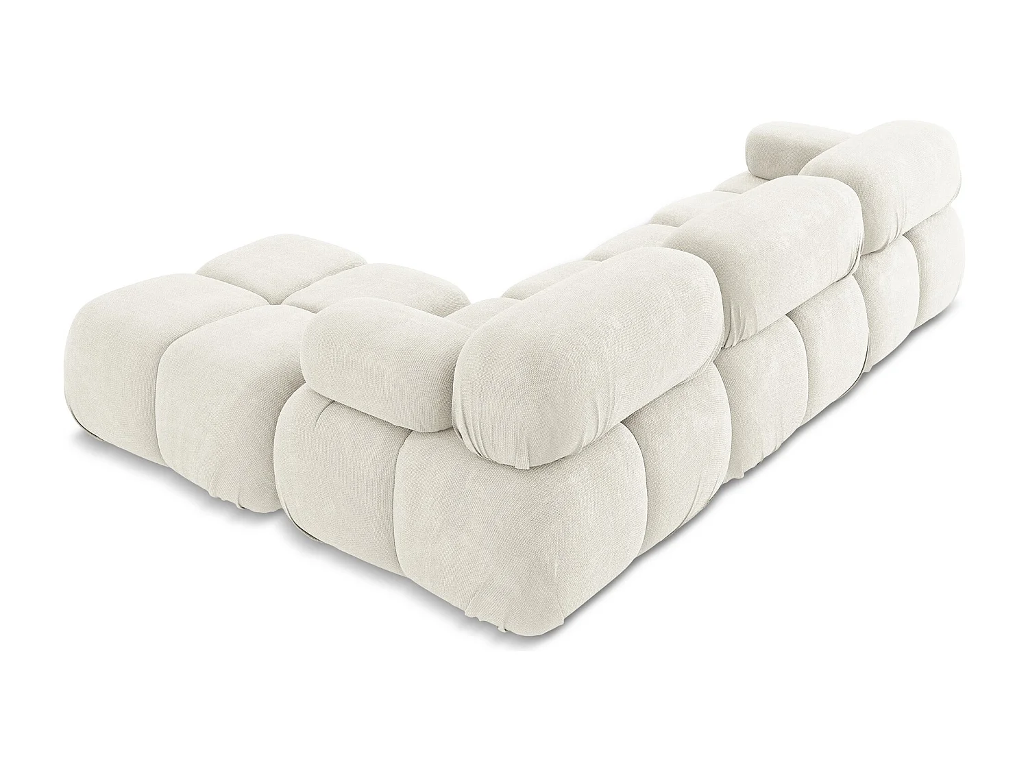 Modulares Ecksofa Beidseitig - Reversibel - Chenille - Weiß - LOKUA