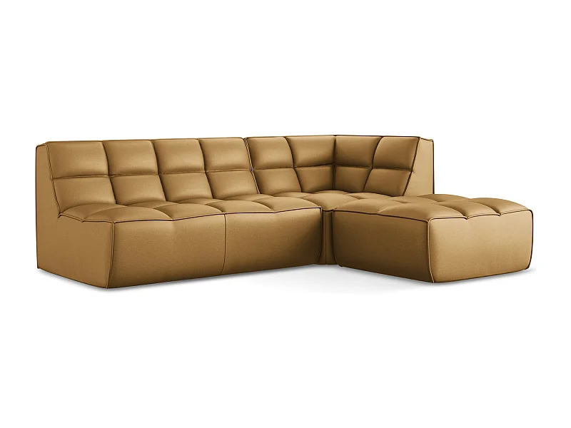 Modulares Ecksofa M Beidseitig - Reversibel - Kunstleder - Carmel - KALAI