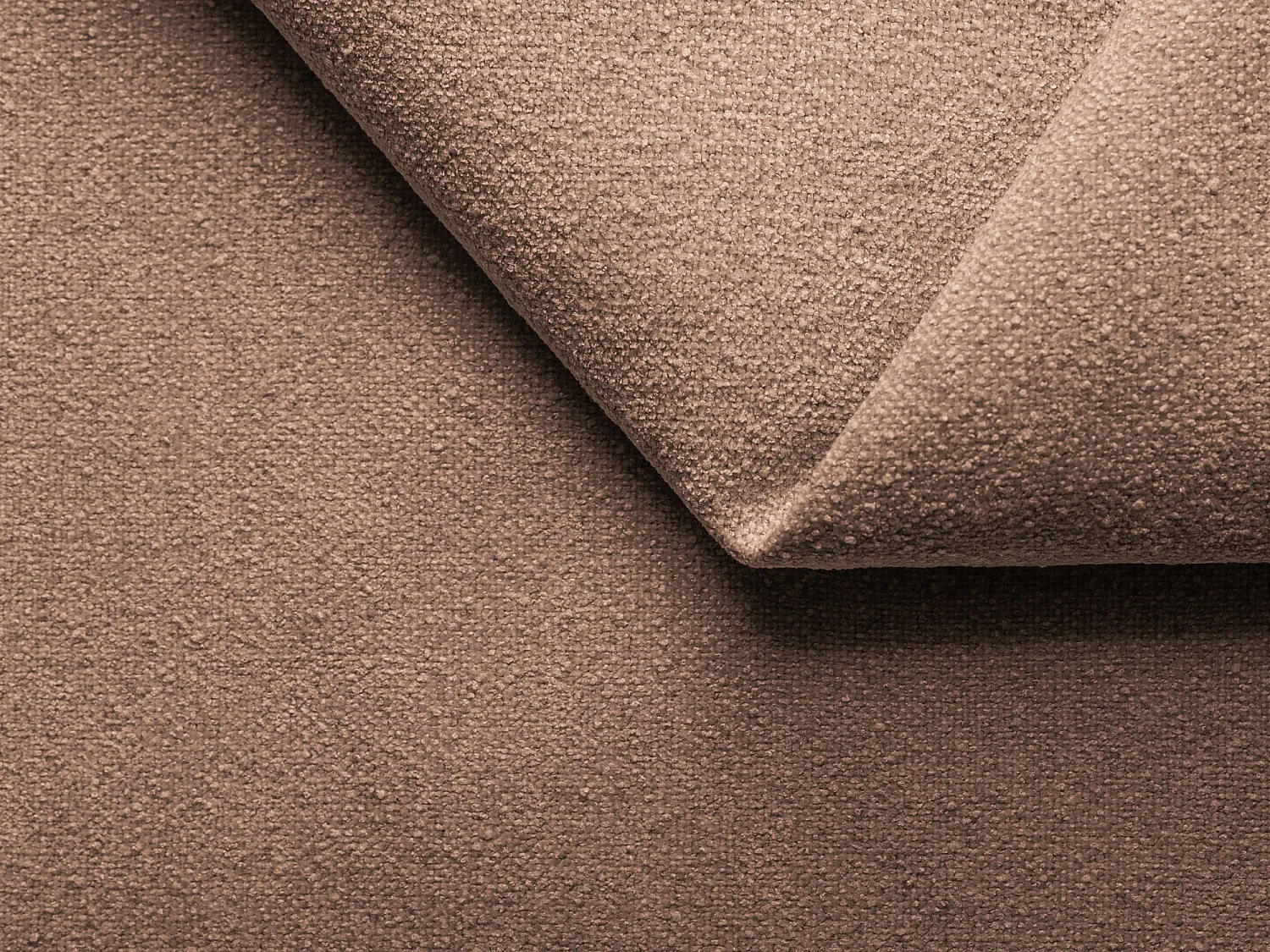 Canapé modulable 3 places en Bouclé - rose sourd - AILANI