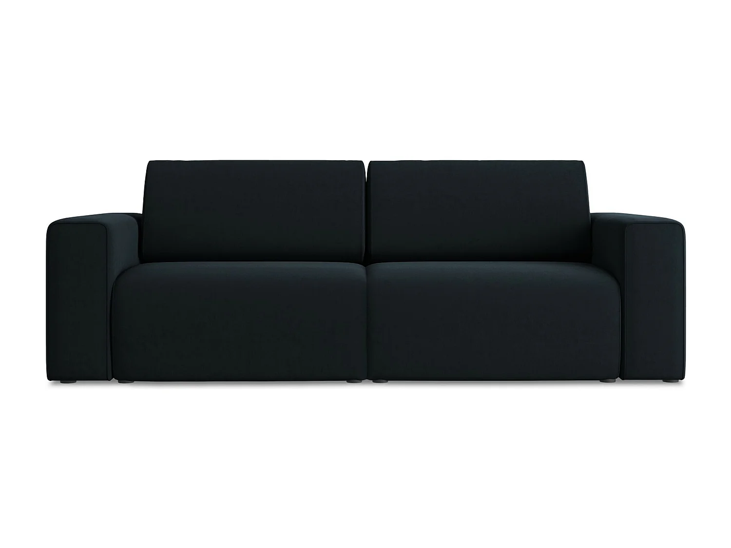 Canapé modulable 3 places en Samt - bleu royal - KALEA