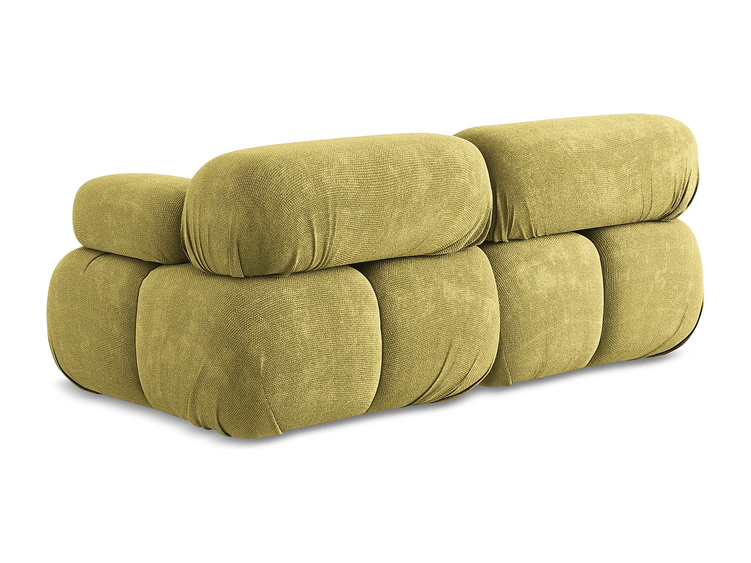 2-Sitzer Sofa - - Chenille - Limettengrün - LOKUA