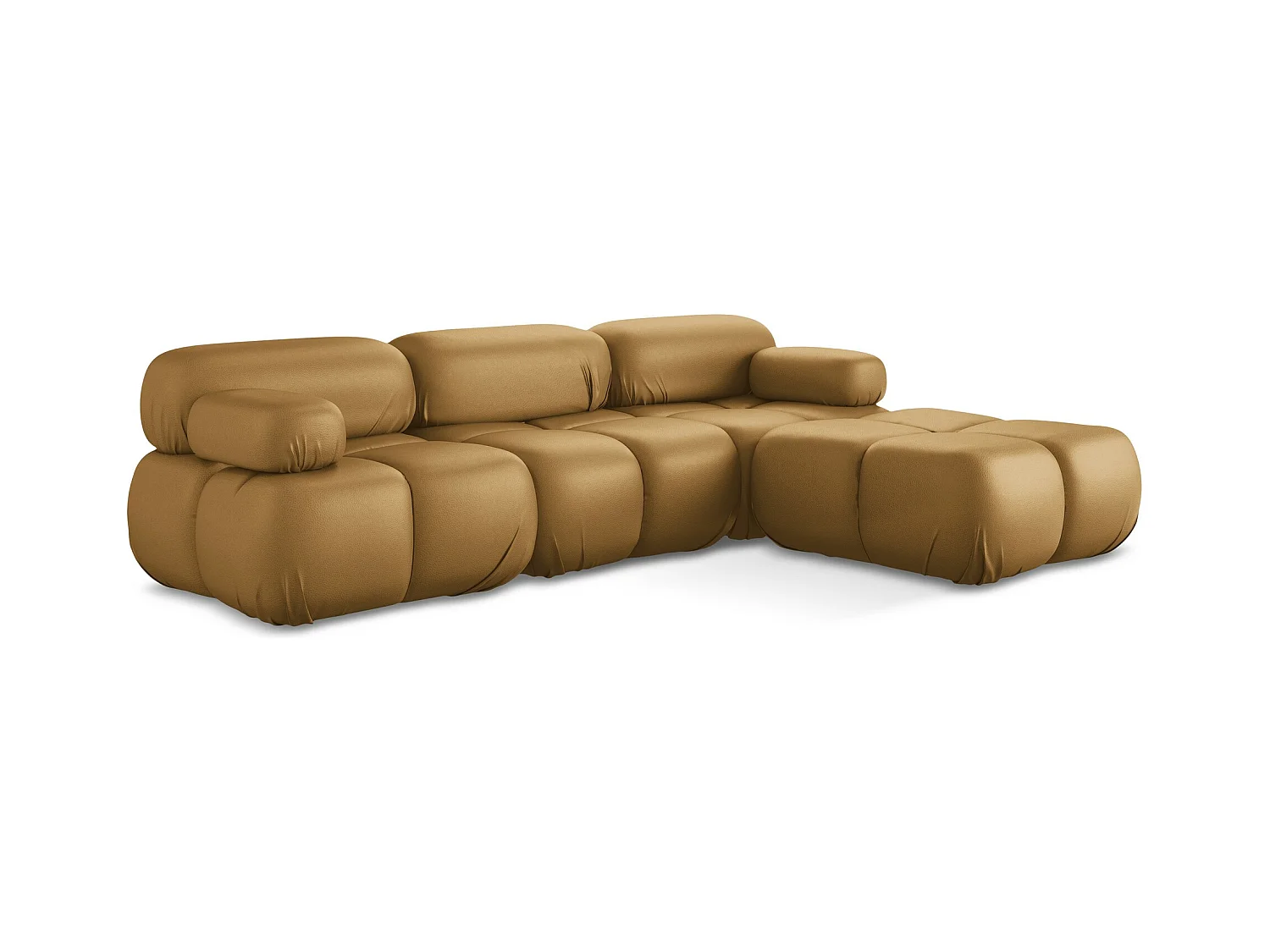 Canapé d'angle modulaire reversible en Cuir artificiel - carmel - LOKUA