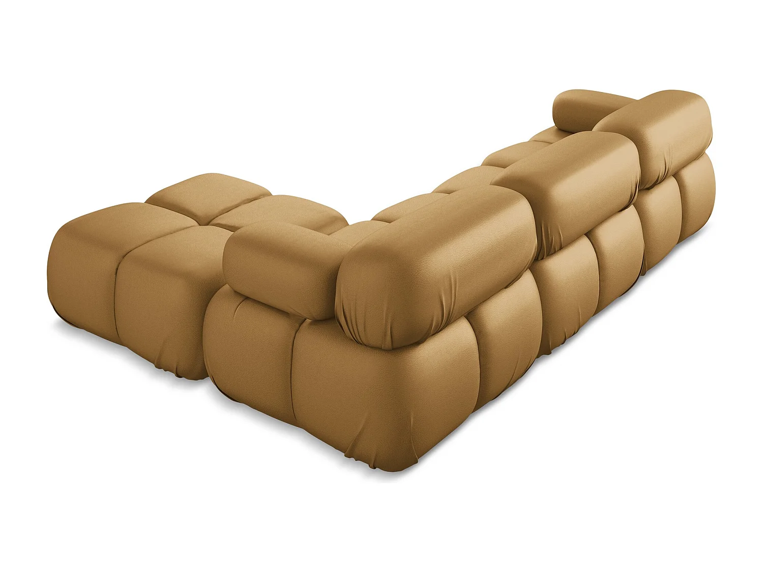 Canapé d'angle modulaire reversible en Cuir artificiel - carmel - LOKUA