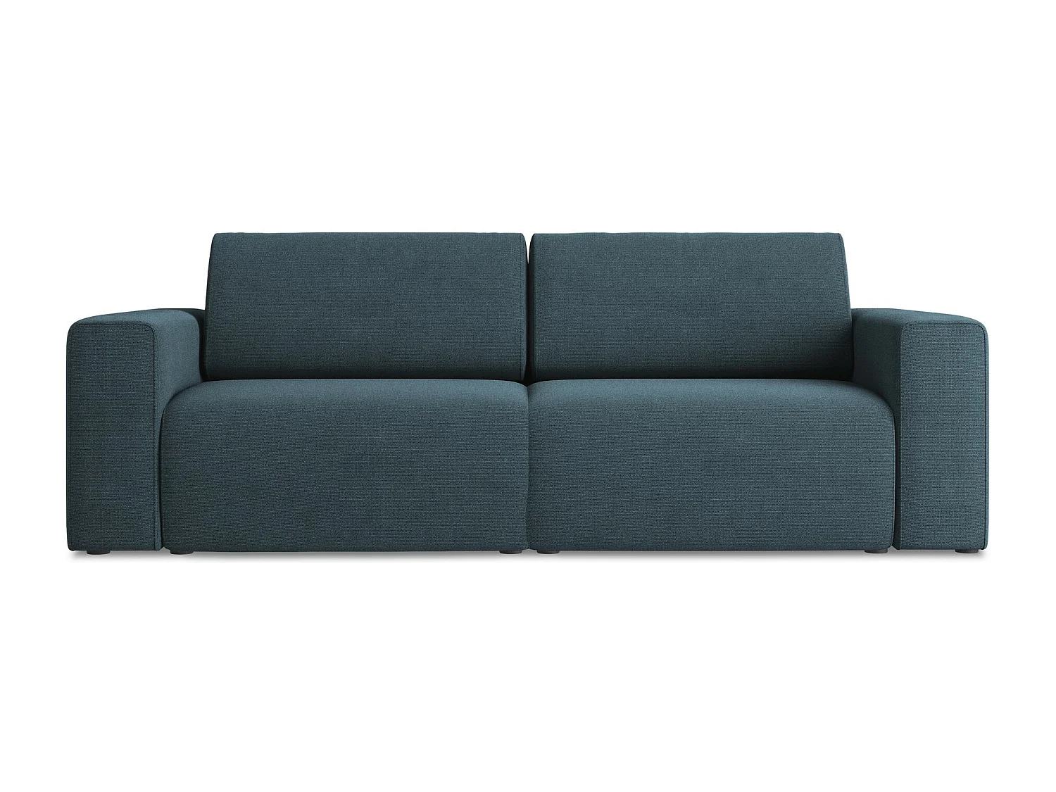 Driezits modulaire bank van jeans textuurstof - KALEA