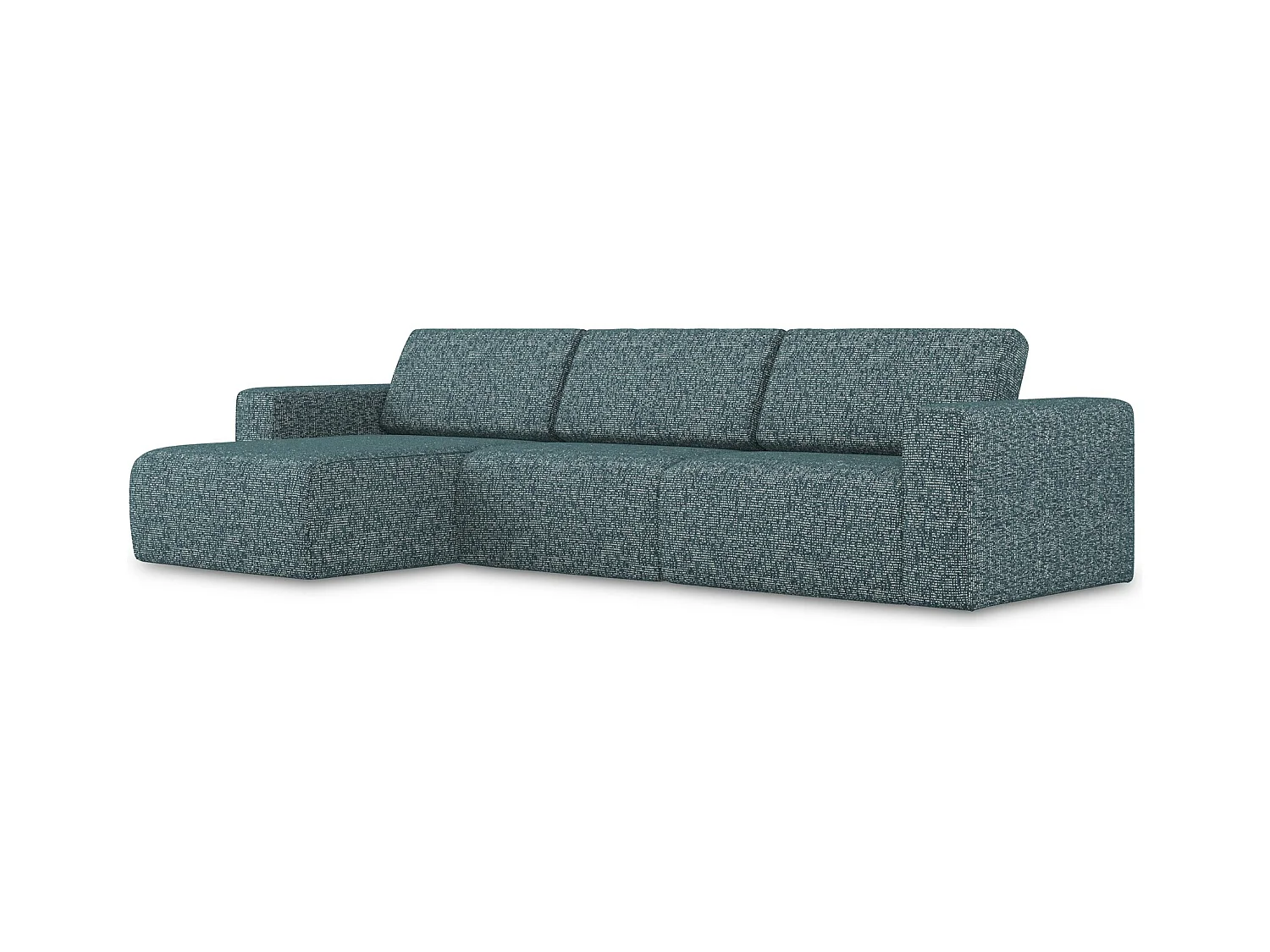 Modulares Ecks Sofa M links - Links - Strukturstoff - Jeans - KALEA