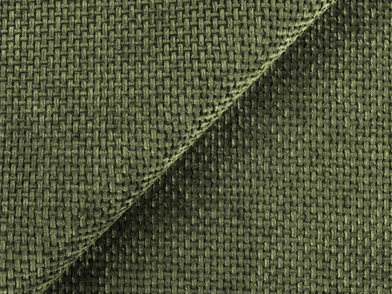 Canapé modulable 3 places en Chenille - vert - LOKUA