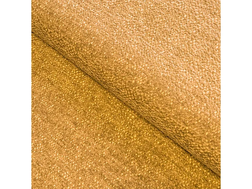 Schlafsofa LOOP, modernes Design, Stauraum, skandinavischer Stil, 234x86x112 cm, Farbe: GOLD