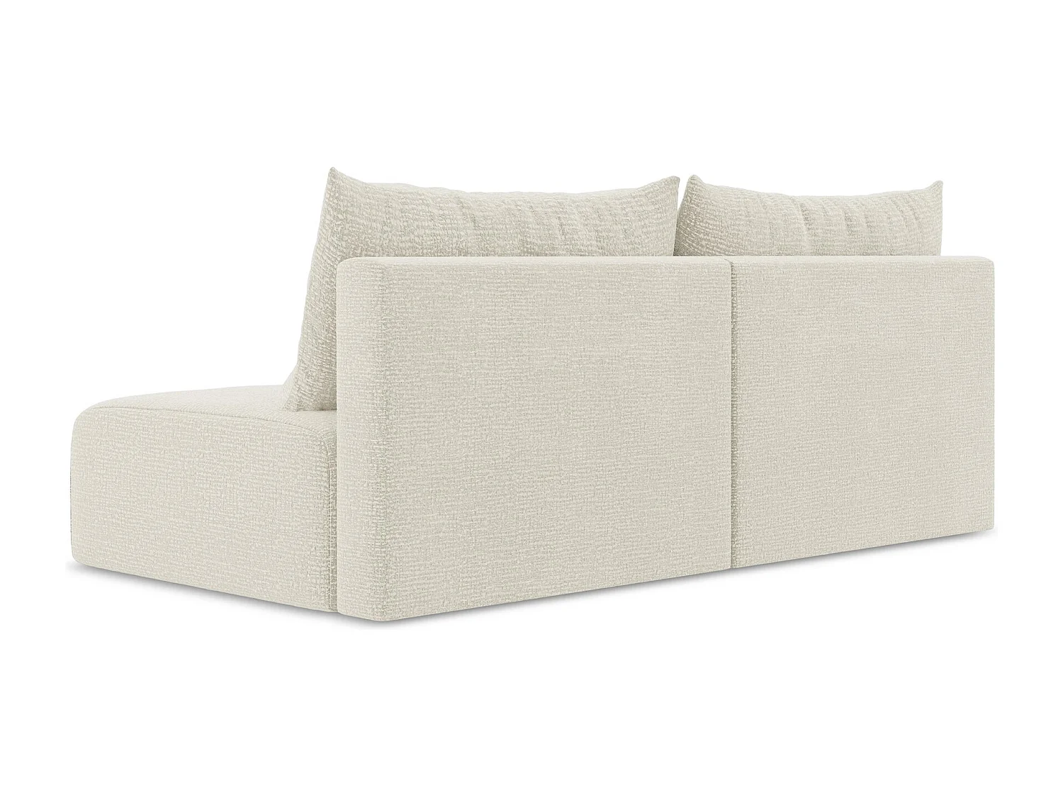 Otwarta Sofa 3-osobowa z funkcją spania - Strukturalna - Beżowy - KALENA