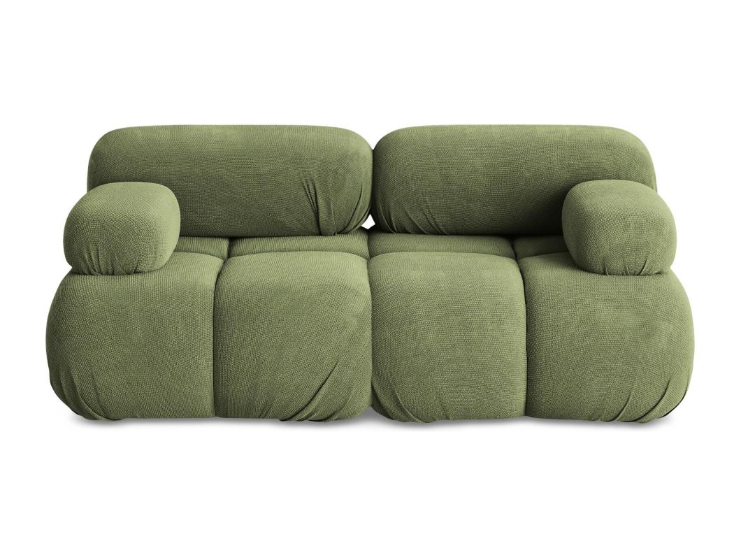 Modułowa sofa 2-osobowa - Szenil - Zielony - LOKUA