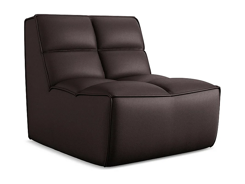 Sessel - / - Kunstleder - Pflaume - KALAI