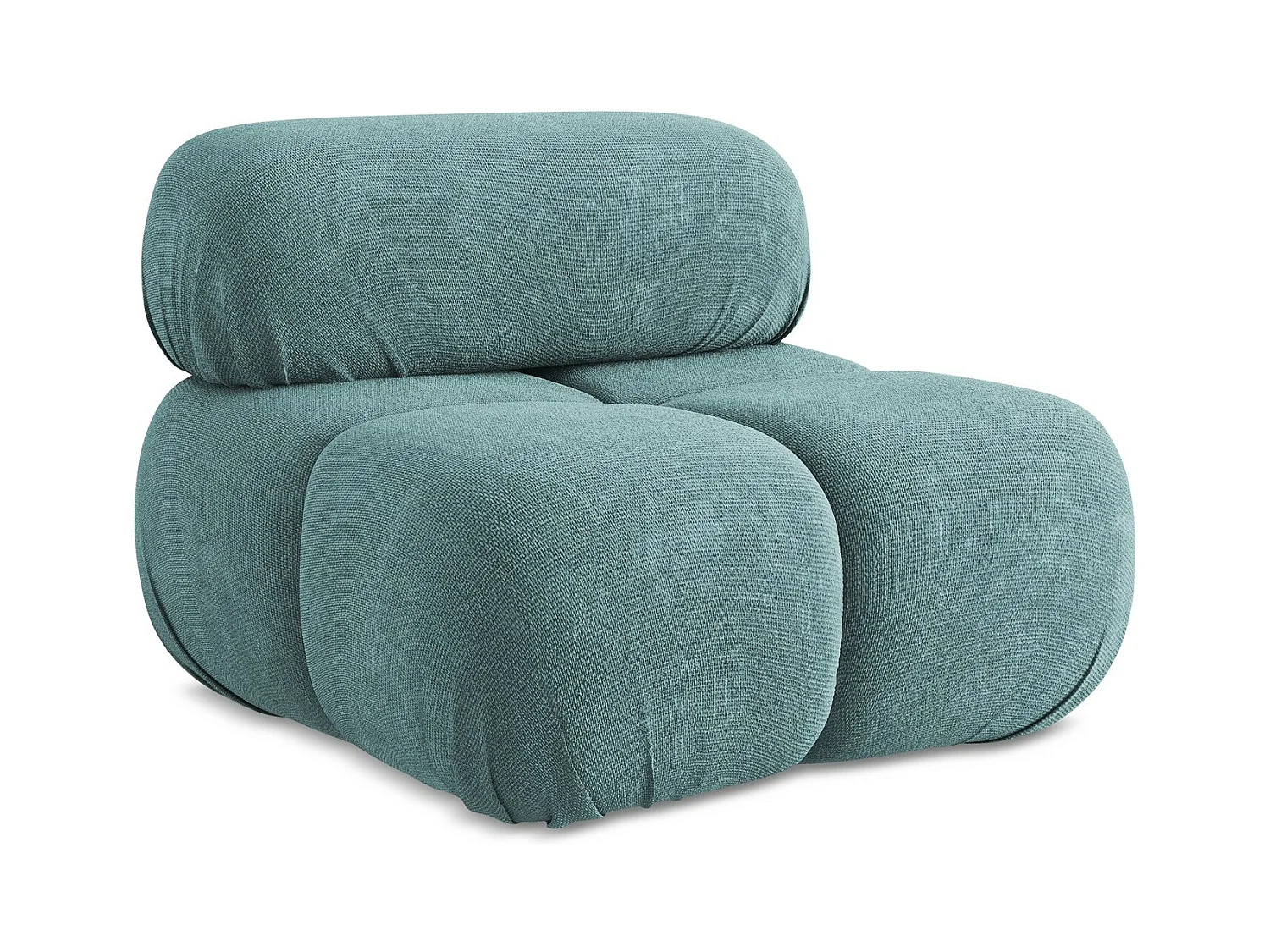 Fauteuil en Chenille - jeans - LOKUA