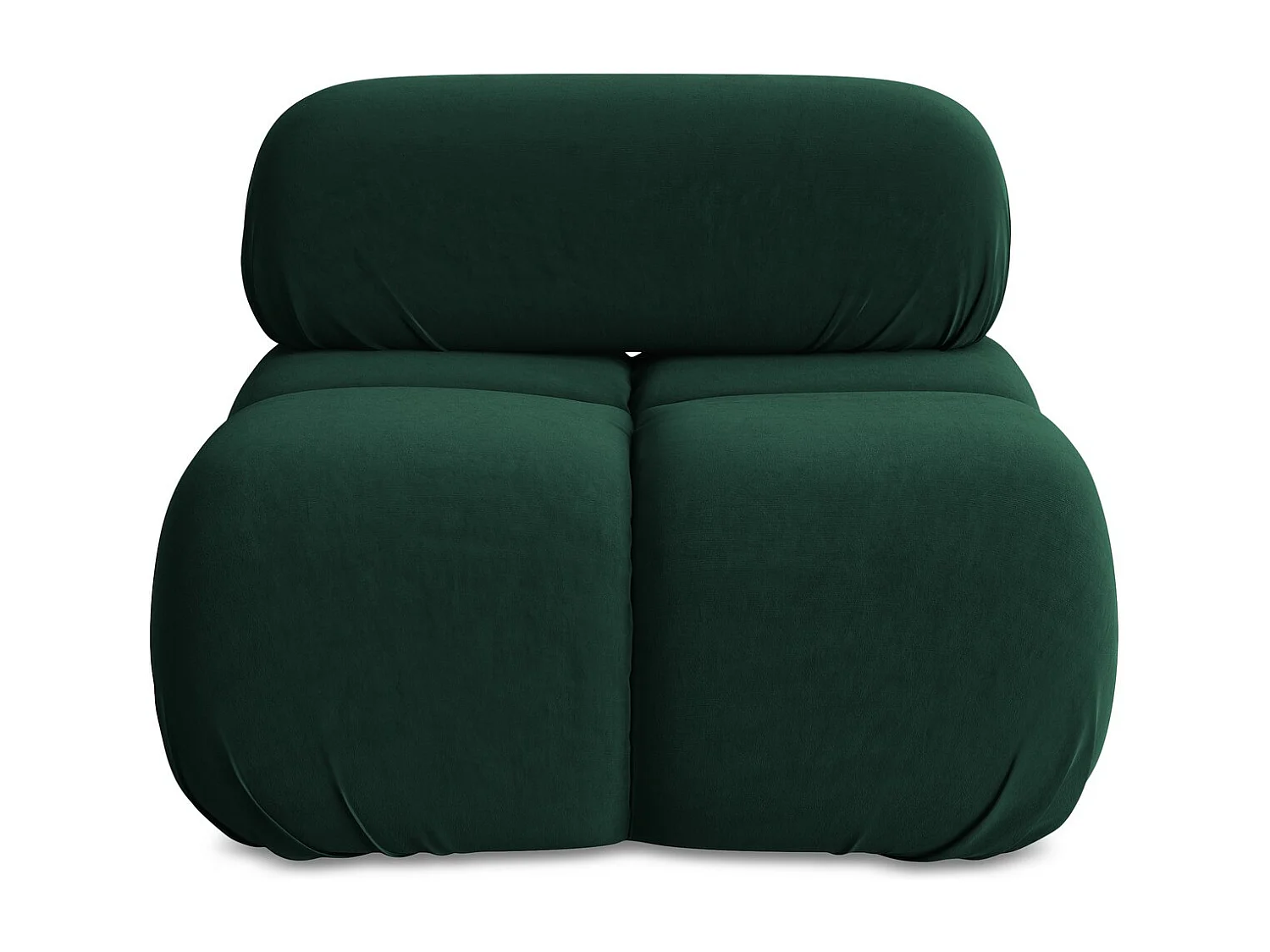 Fauteuil en Samt - bouteille verte - LOKUA
