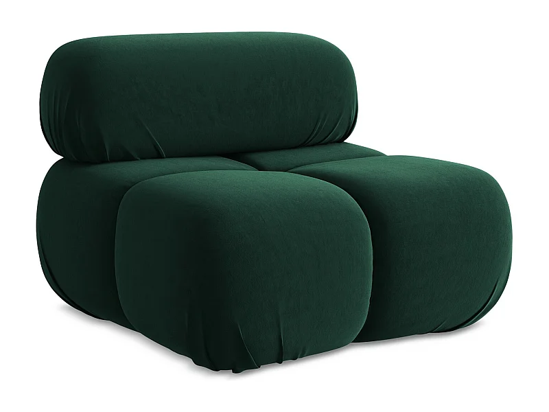 Fauteuil en Samt - bouteille verte - LOKUA