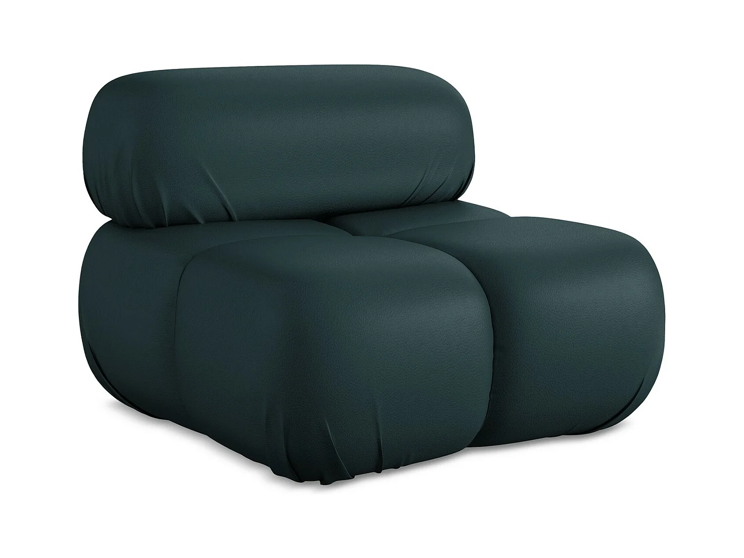 Fauteuil en Cuir artificiel - marin - LOKUA