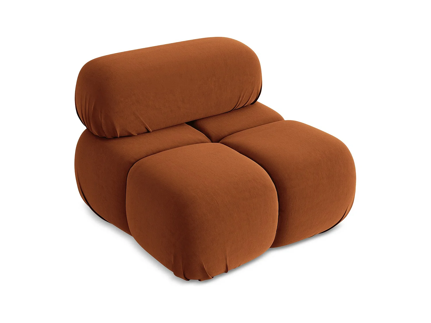 Sessel - / - Samt - Terrakotta - LOKUA