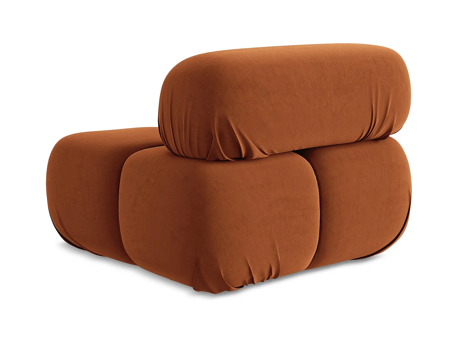 Sessel - / - Samt - Terrakotta - LOKUA