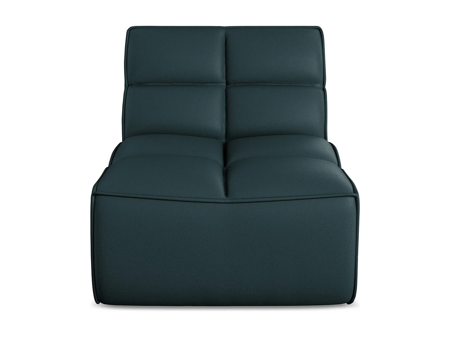 Fauteuil en Cuir artificiel - marin - KALAI