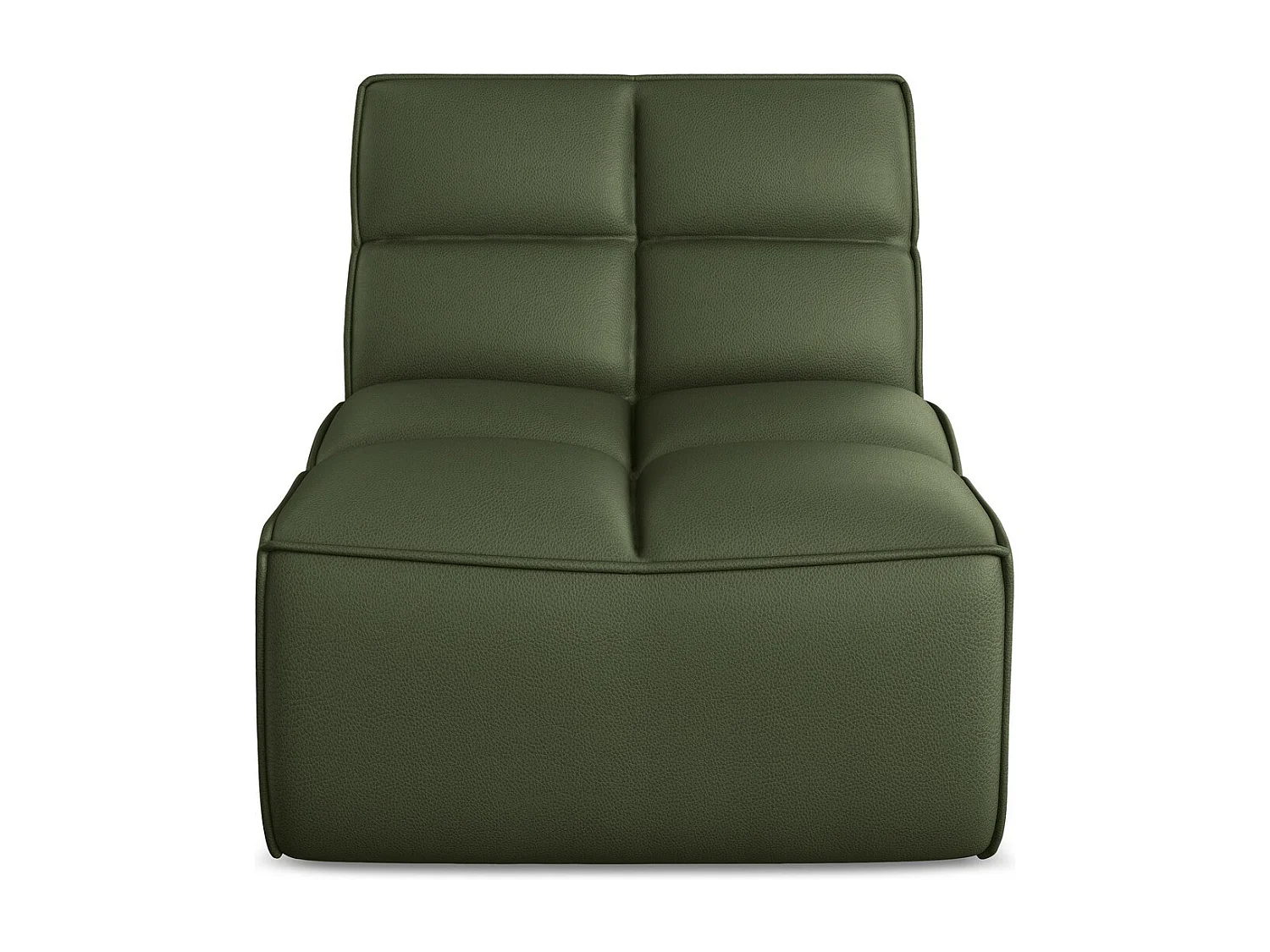 Fauteuil van groente kunstleer - KALAI