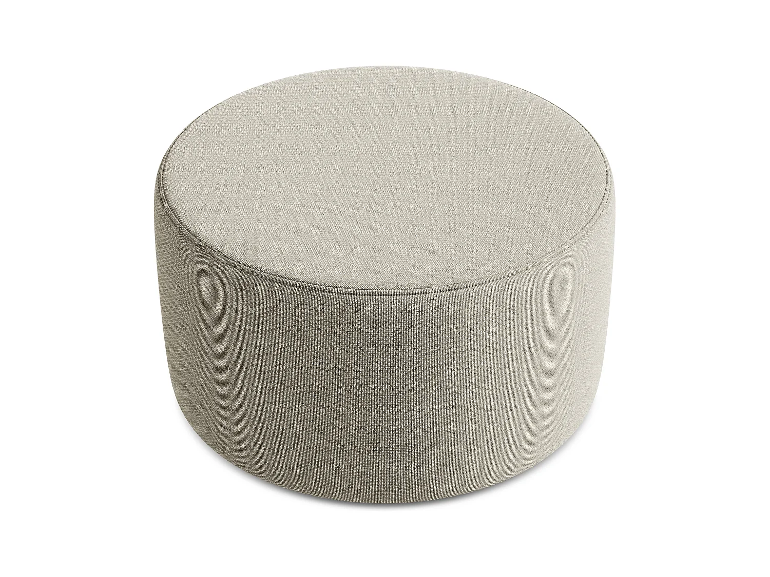 Pouf - Hocker - Bouclé - Taupe - LIO