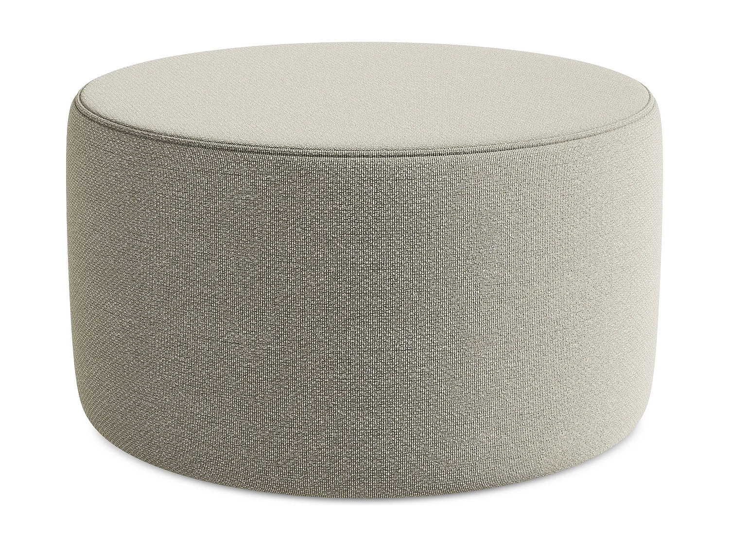 Pouf - Hocker - Bouclé - Taupe - LIO