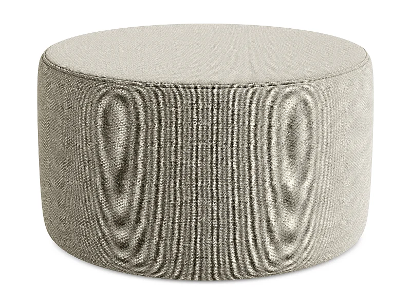 Pouf en Bouclé - taupe - LIO