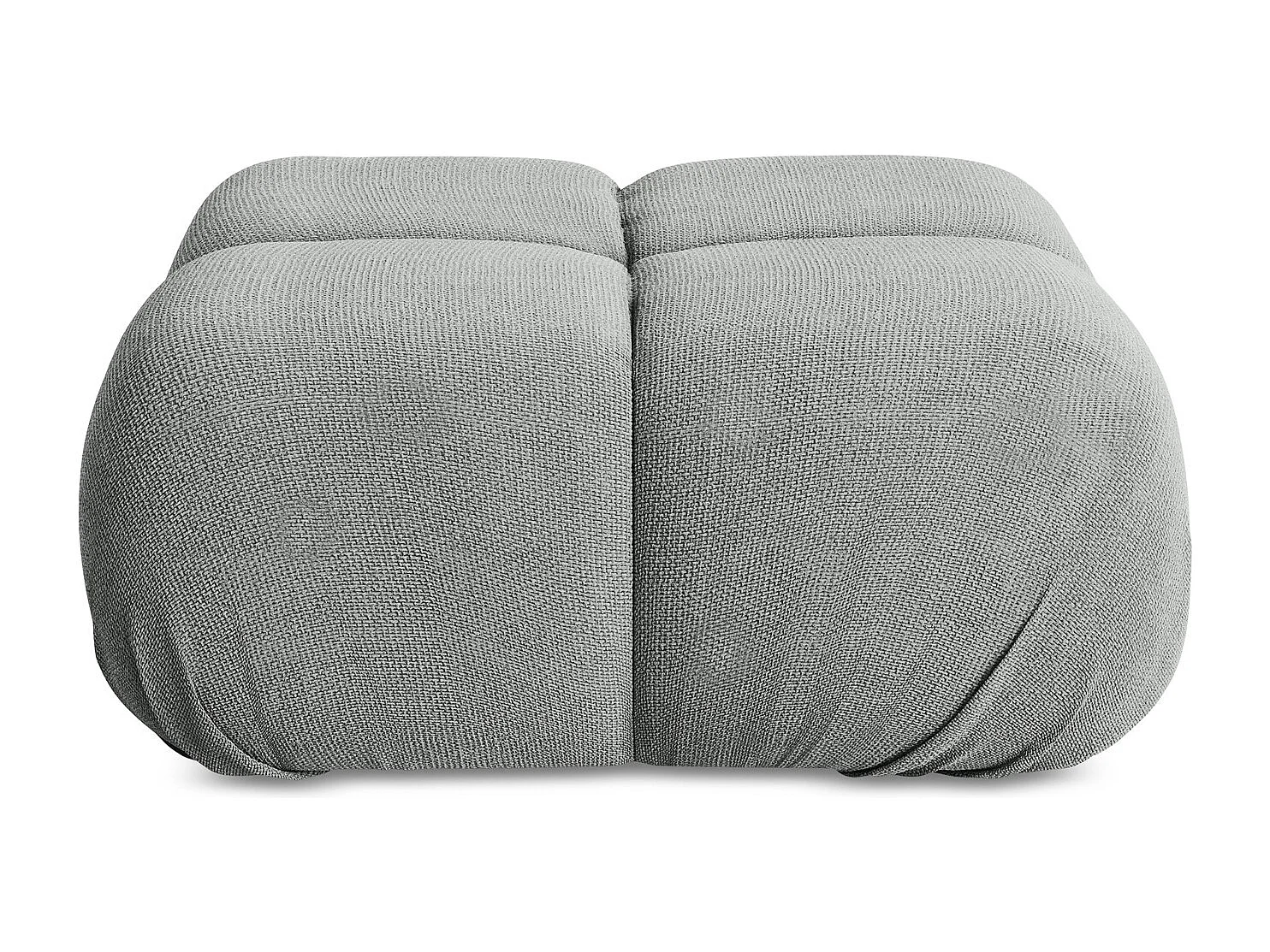 Pouf en Chenille - gris - LOKUA
