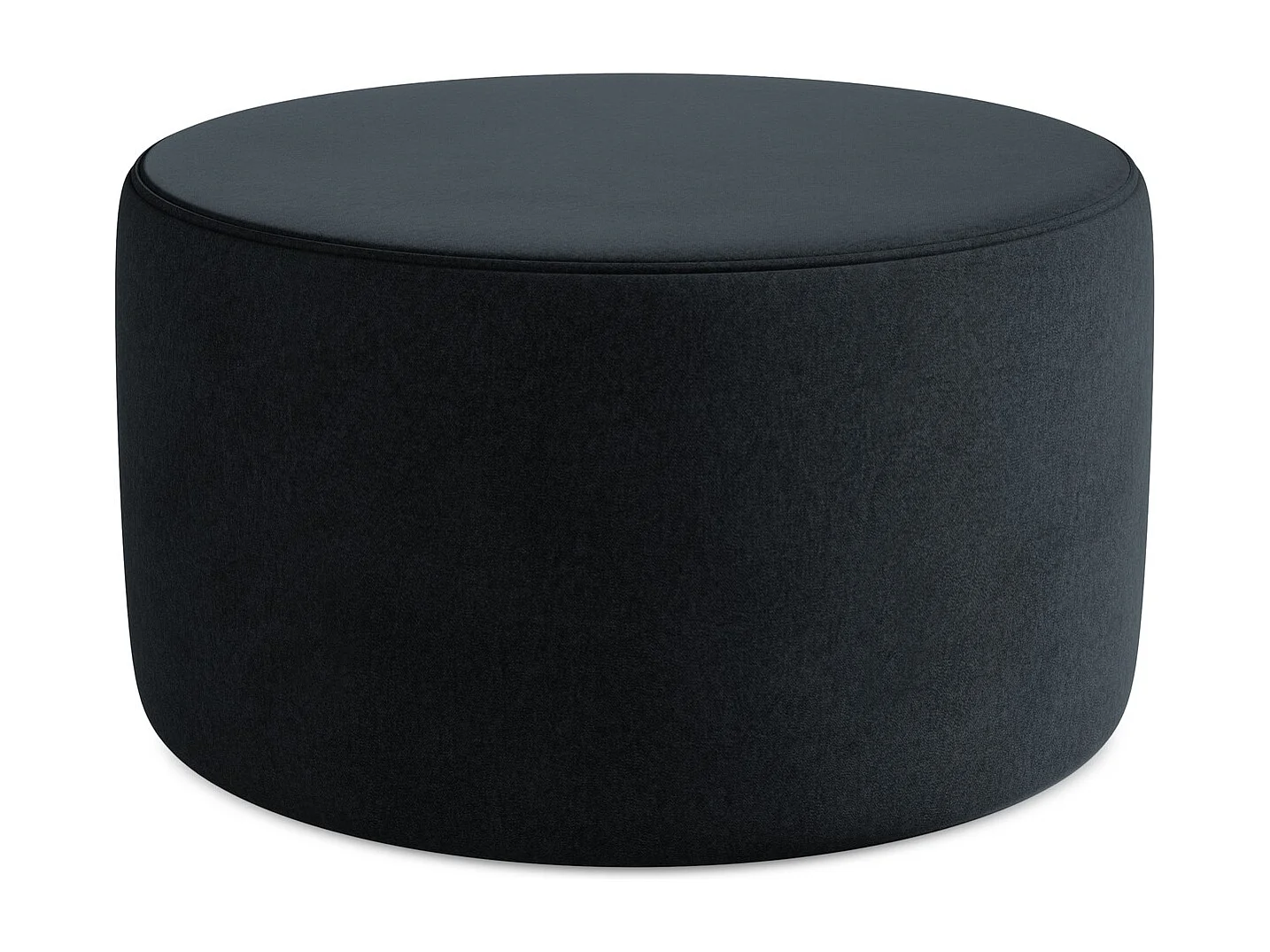 Pouf en Samt - bleu royal - LIO