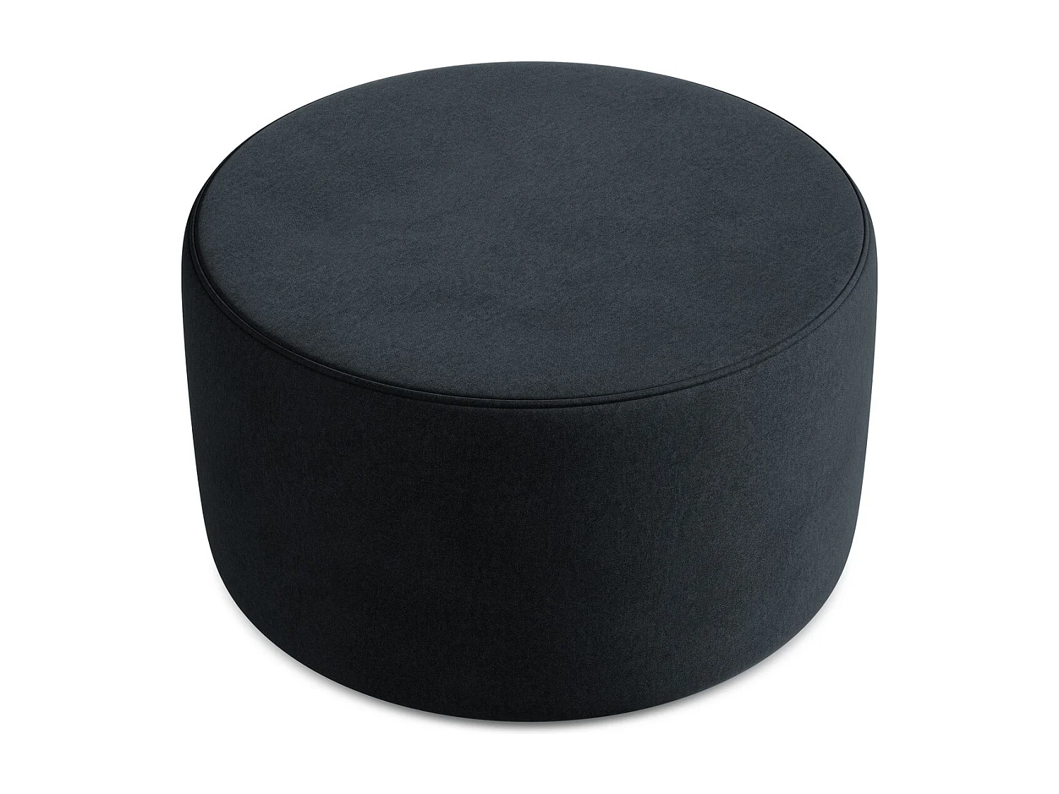 Pouf en Samt - bleu royal - LIO